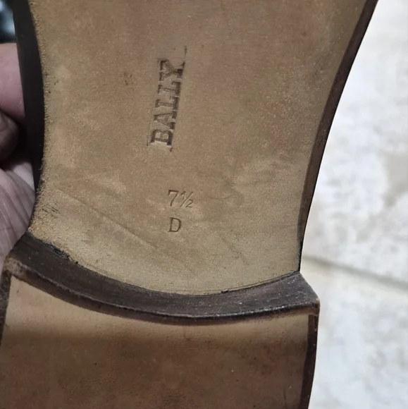 Bally Men's VERONA Black Leather Dress Shoes - Picture 6 of 11